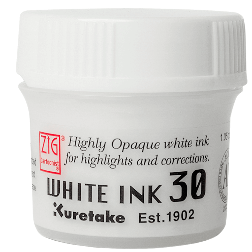 Tinta Para Cartunista Branco Opaco 30ml ZIG